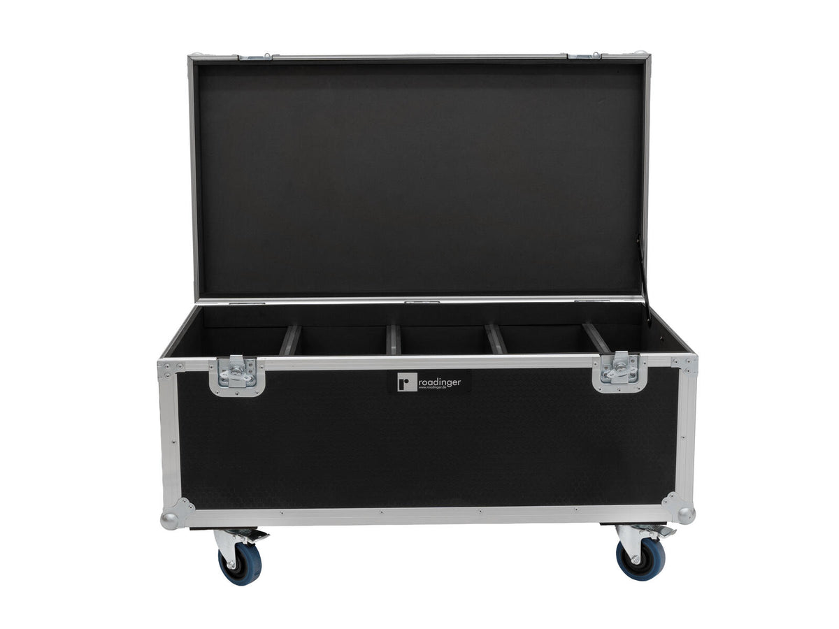 Roadinger Flightcase 4x Multiflood IP 18x10W RGBW Wash CRMX, mit Rollen MK2 – Ansicht 5