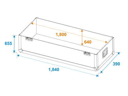 Roadinger Flightcase 2x LCD ZL70 – Ansicht 9