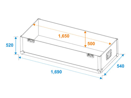 Roadinger Flightcase 2x LCD ZL65 – Ansicht 6