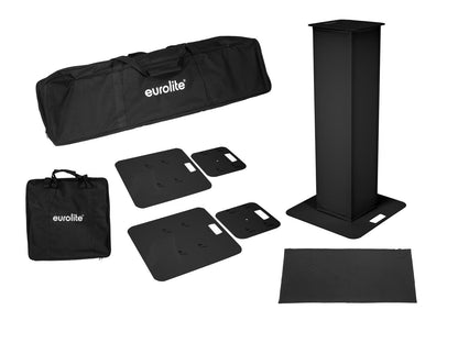 Eurolite 2x Stage Stand 100cm inkl. Cover und Tasche, schwarz