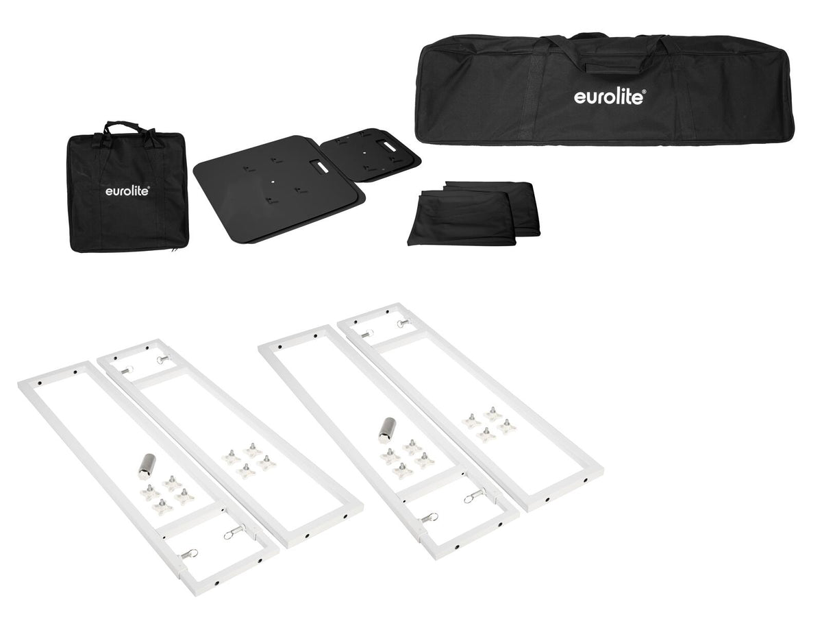 Eurolite 2x Stage Stand variabel inkl. Cover und Tasche, schwarz – Ansicht 2