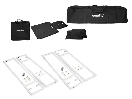 Eurolite 2x Stage Stand variabel inkl. Cover und Tasche, schwarz – Ansicht 2