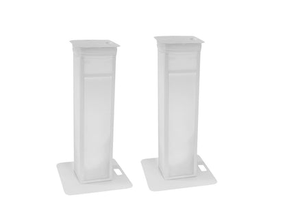 Eurolite 2x Stage Stand variabel inkl. Cover und Tasche, weiß