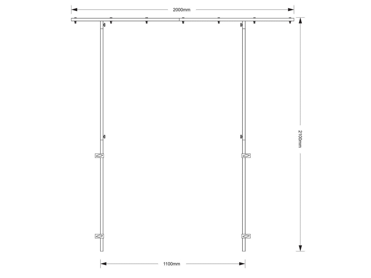 Omnitronic Überbaurahmen für DJ Stand – Ansicht 4