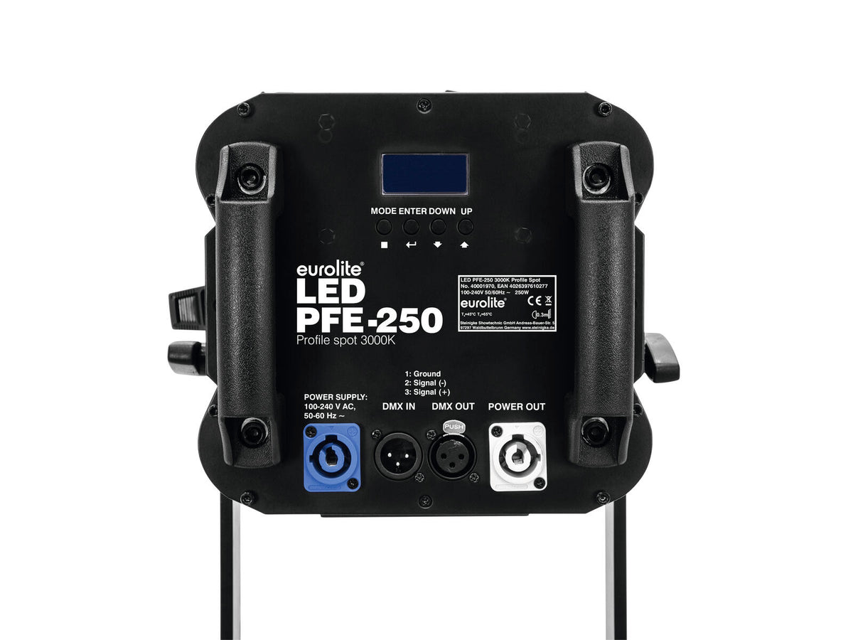 Eurolite LED PFE-250 3000K Profile Spot – Ansicht 3