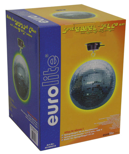 Eurolite Spiegelkugel 20cm mit MD-1015 Motor – Ansicht 6