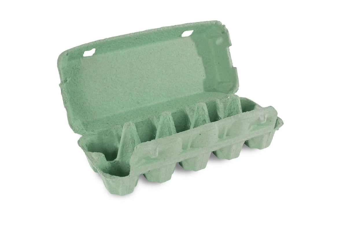 Funny 10er Eierverpackung, uni grün, 154 Stück je Umsack