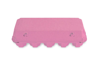 Funny 10er Eierverpackung, uni pink, 154 Stück je Umsack
