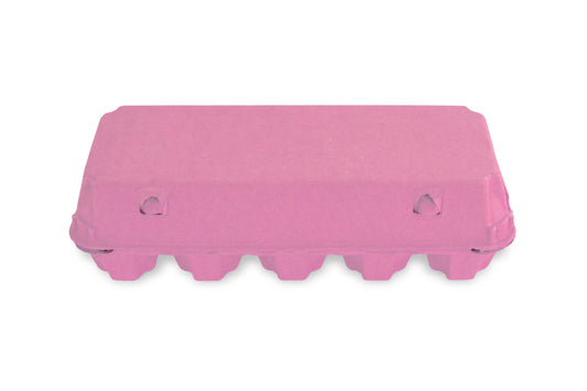 Funny 10er Eierverpackung, uni pink, 154 Stück je Umsack