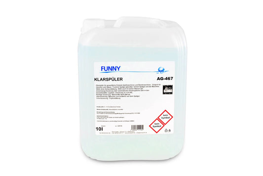 Funny Klarspüler für Gläser und Geschirr, 10 l