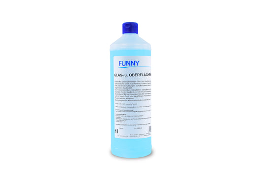 Funny | Glas- und Oberflächenreiniger | 12 x 1 Liter
