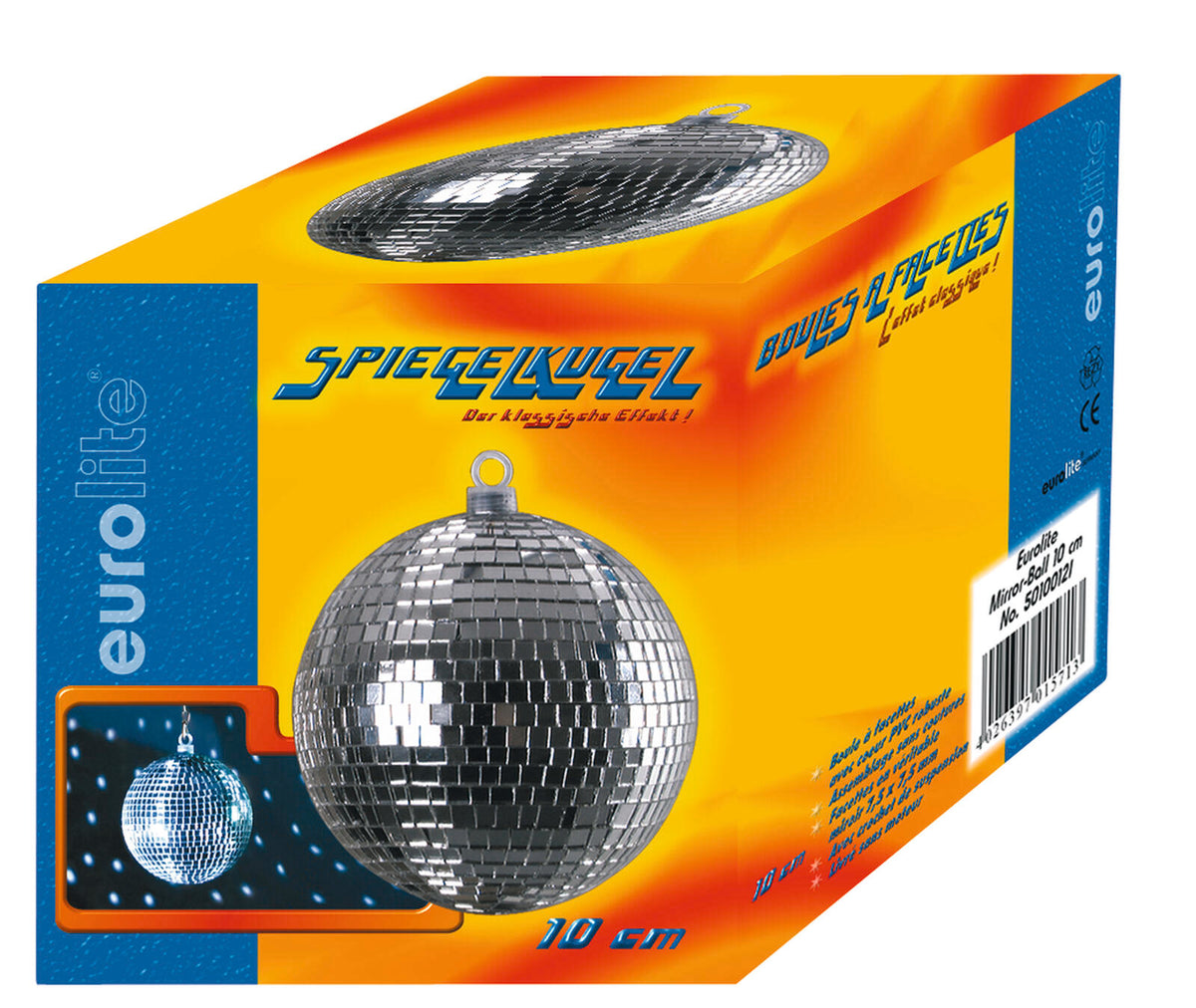 Eurolite Spiegelkugel 10cm – Ansicht 5