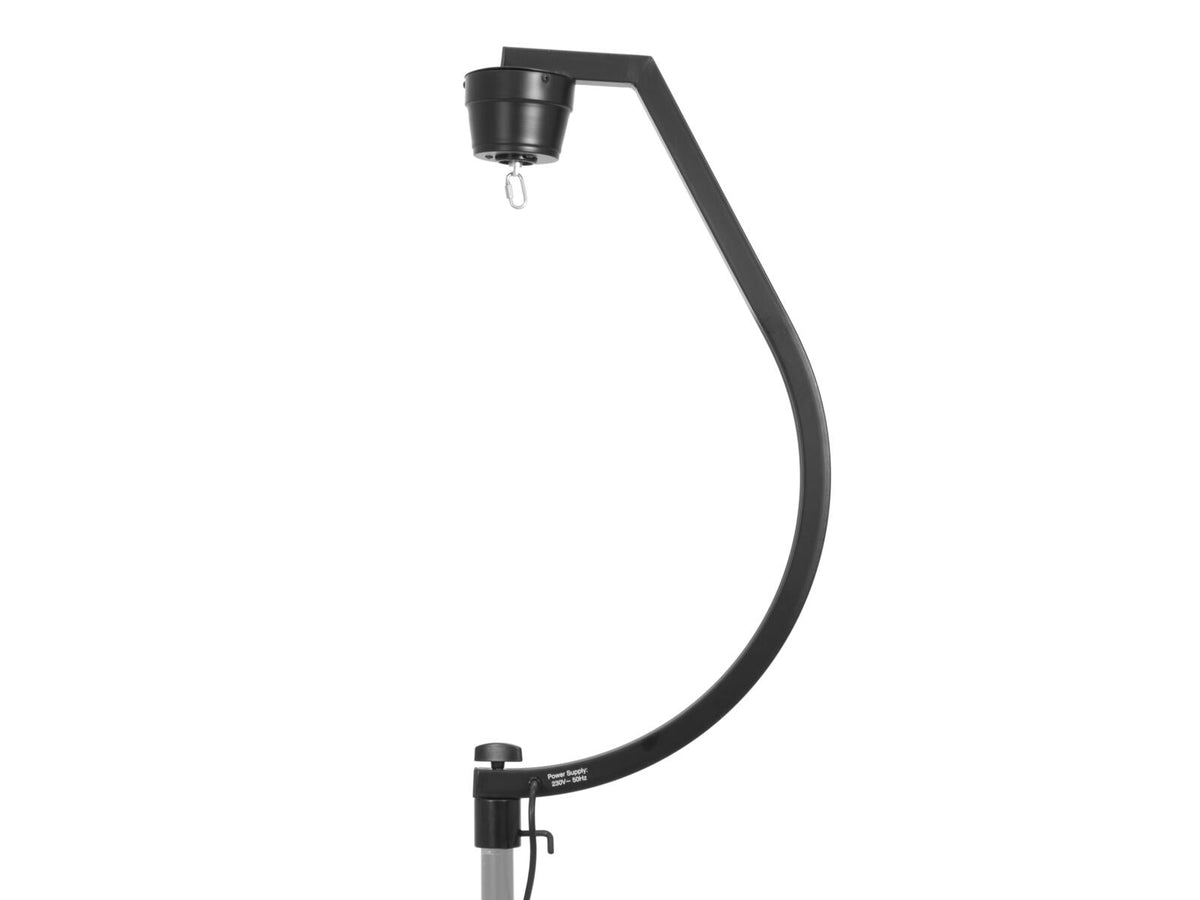 Eurolite Stativhalterung mit Motor für Spiegelkugeln bis zu 50cm sw + Schnellverbindungsglied