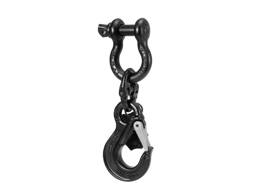 Safetex Universal Lasthaken 22cm schwarz eloxiert WLL2000kg – Ansicht 2