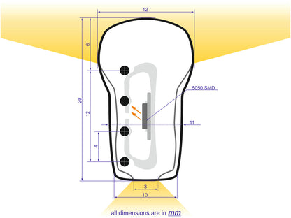 Eurolite LED Neon Flex 230V Slim RGB 100cm – Ansicht 5