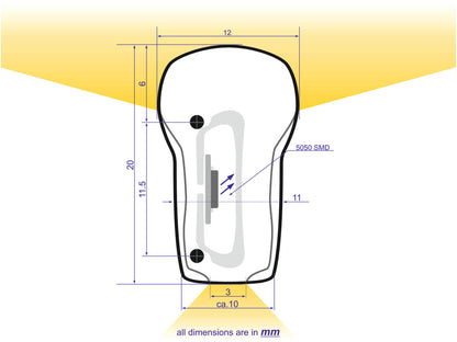 Eurolite LED Neon Flex 230V Slim kaltweiß 100cm – Ansicht 2