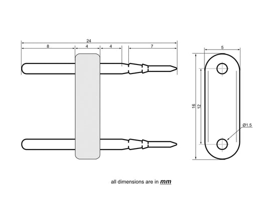 Eurolite LED Neon Flex 230V Slim Einspeisekontaktstift – Ansicht 2
