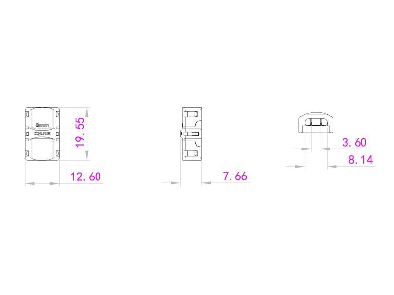Eurolite LED Strip Verbinder 2Pin 8mm – Ansicht 3