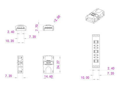 Eurolite LED Strip flexibler Verbinder 4Pin 10mm – Ansicht 4