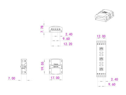 Eurolite LED Strip Verbinder 5Pin 12mm – Ansicht 3