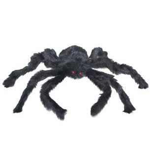 Schwarze Deko-Spinne | Ø 50 cm