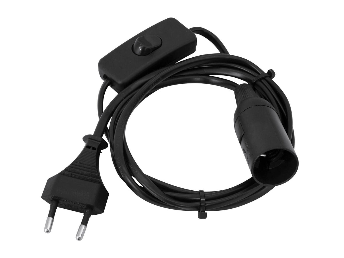 Eurolite E-14 Fassung Netzkabel Stecker Schalter – Ansicht 2
