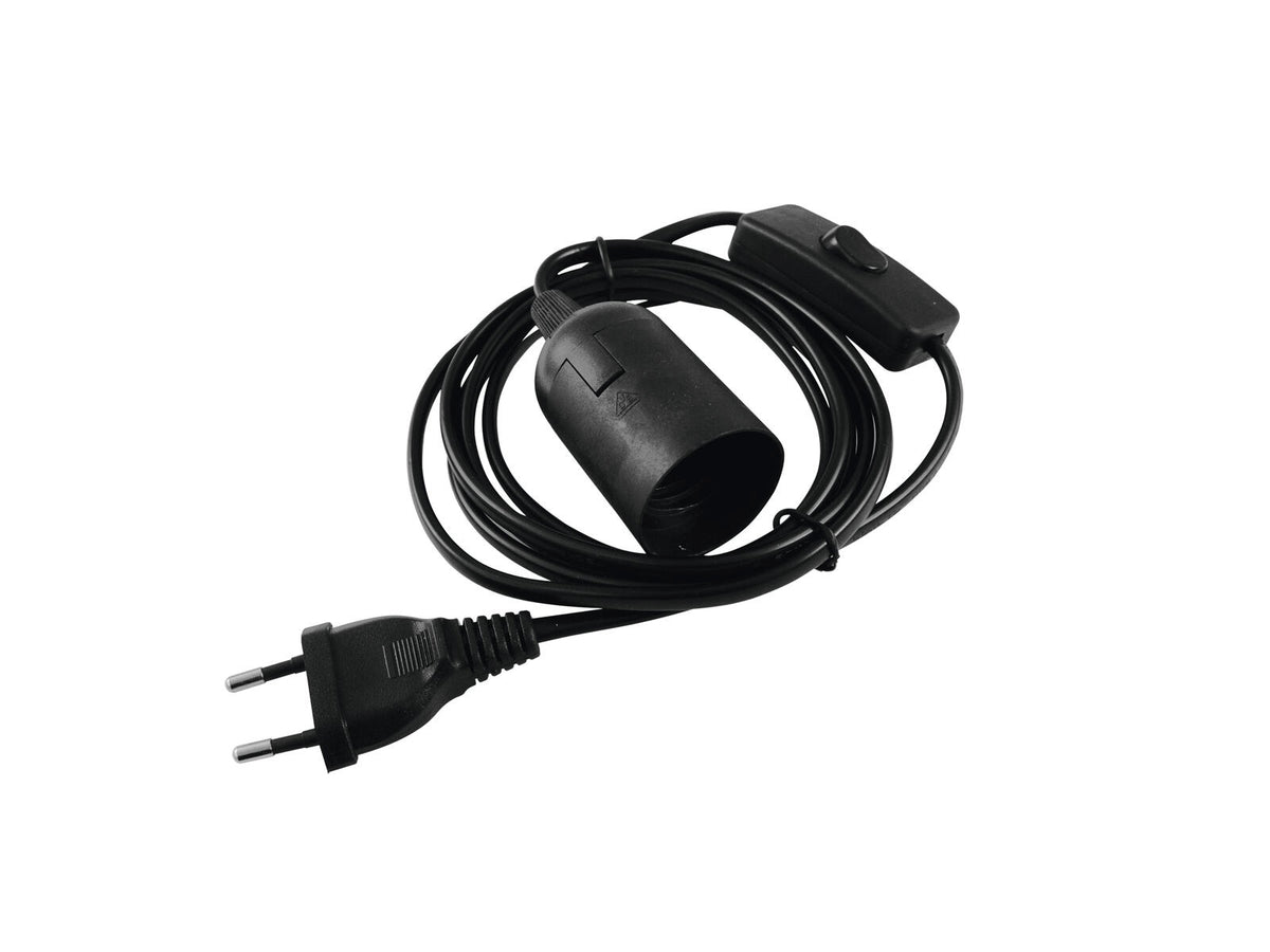 Eurolite E-27 Fassung Netzkabel Stecker Schalter – Ansicht 3