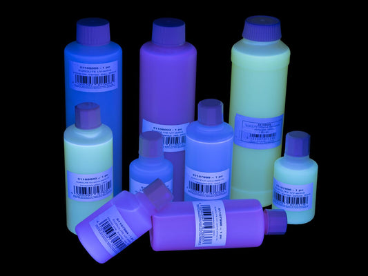 Eurolite UV-aktive Stempelfarbe, transparent rot, 100ml – Ansicht 2