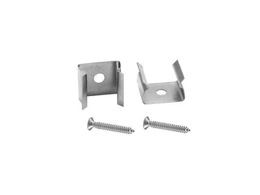 Eurolite Halterung für Leer-Rohre 10x10mm Set 2x mit Schraube