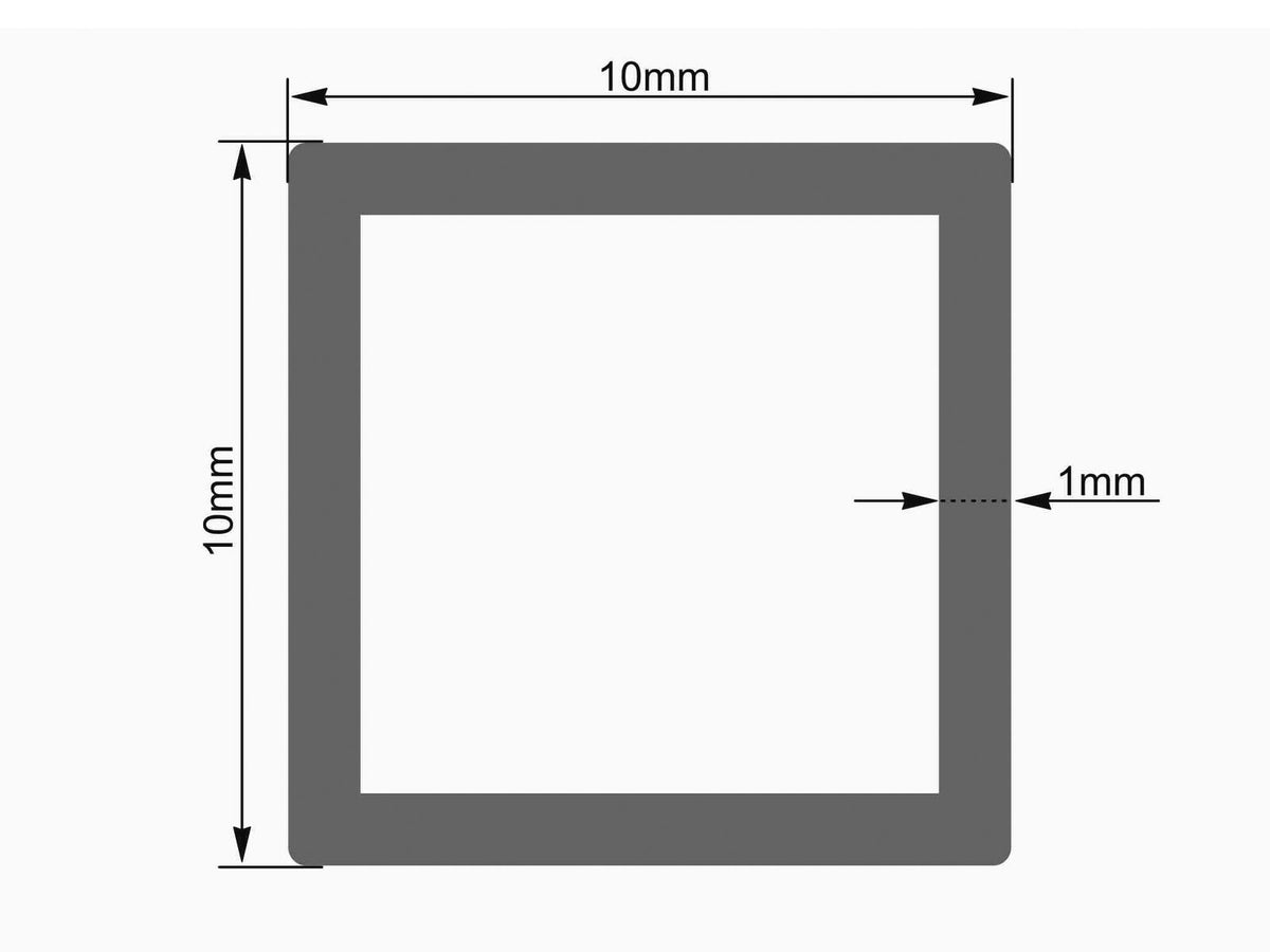 Eurolite Leer-Rohr 10x10mm grün 2m – Ansicht 3