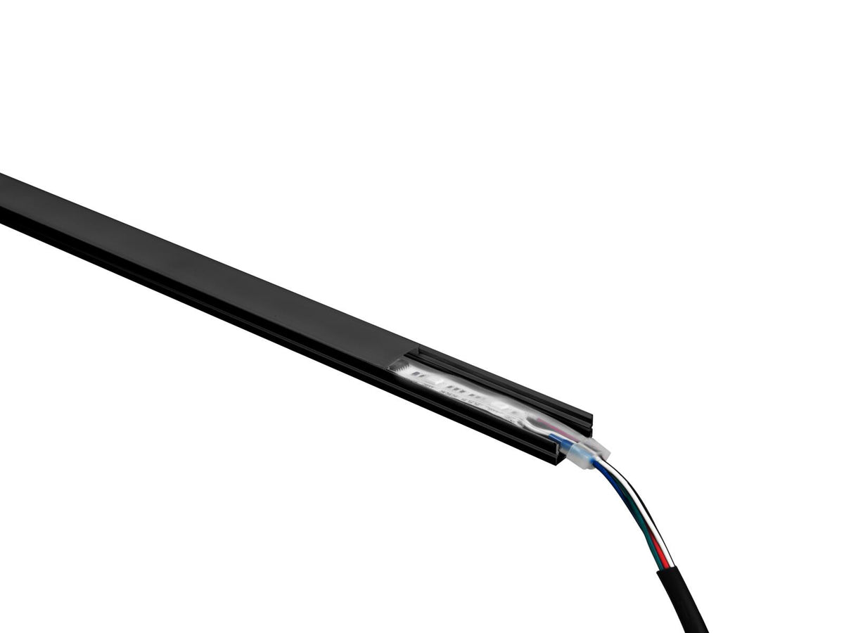 Eurolite U-Profil 20mm für LED Strip schwarz 2m – Ansicht 3