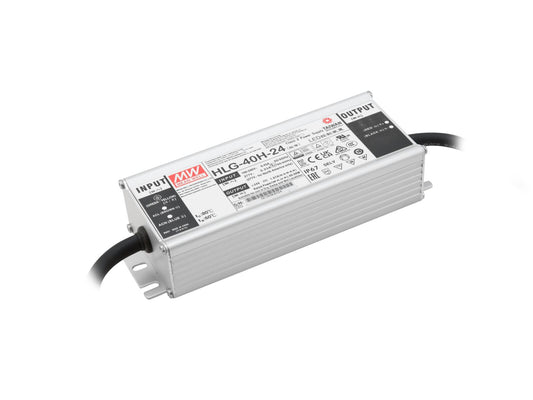 Mean Well LED-Netzteil 40W / 24V IP67 HLG-40H-24