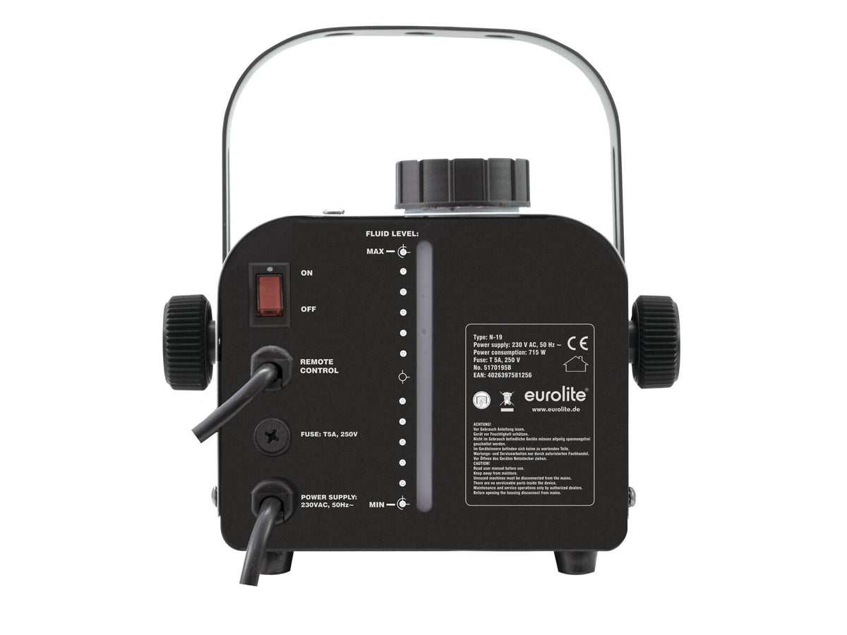 Eurolite N-19 Nebelmaschine silber – Ansicht 4