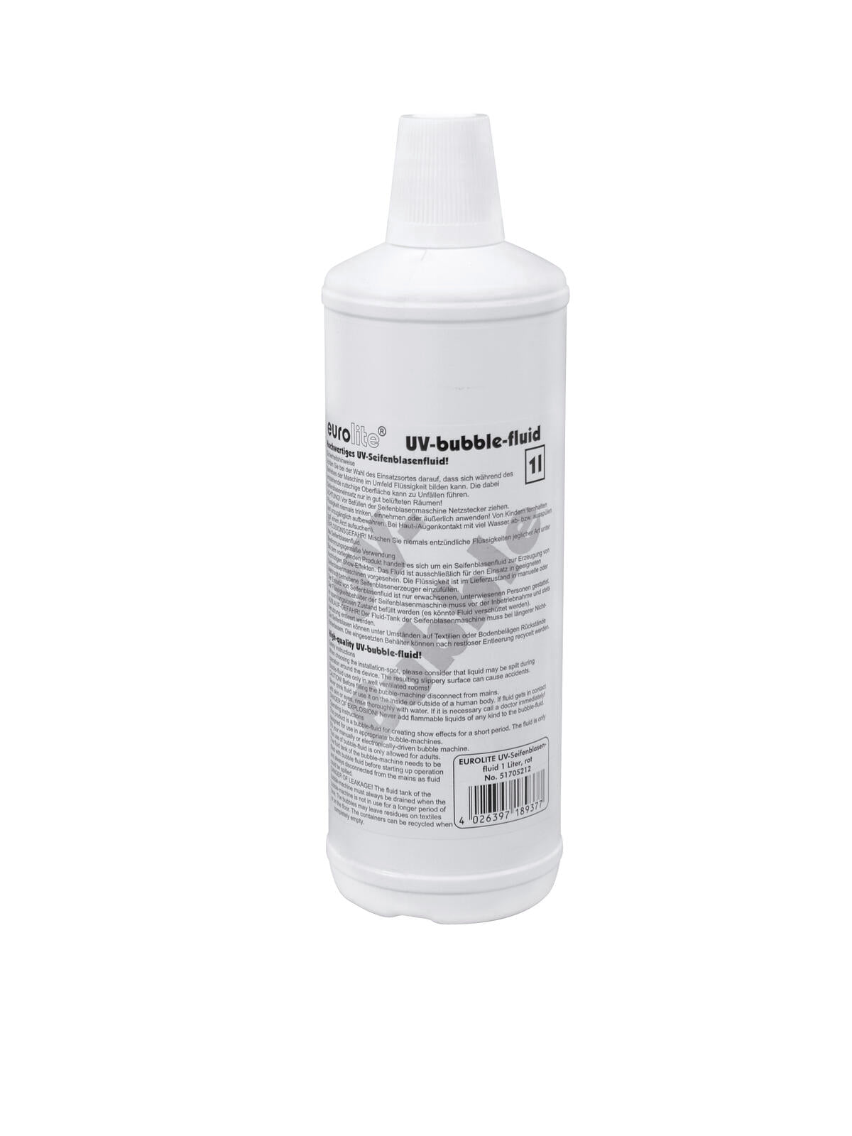 Eurolite UV-Seifenblasenfluid Set 3x1l – Ansicht 2