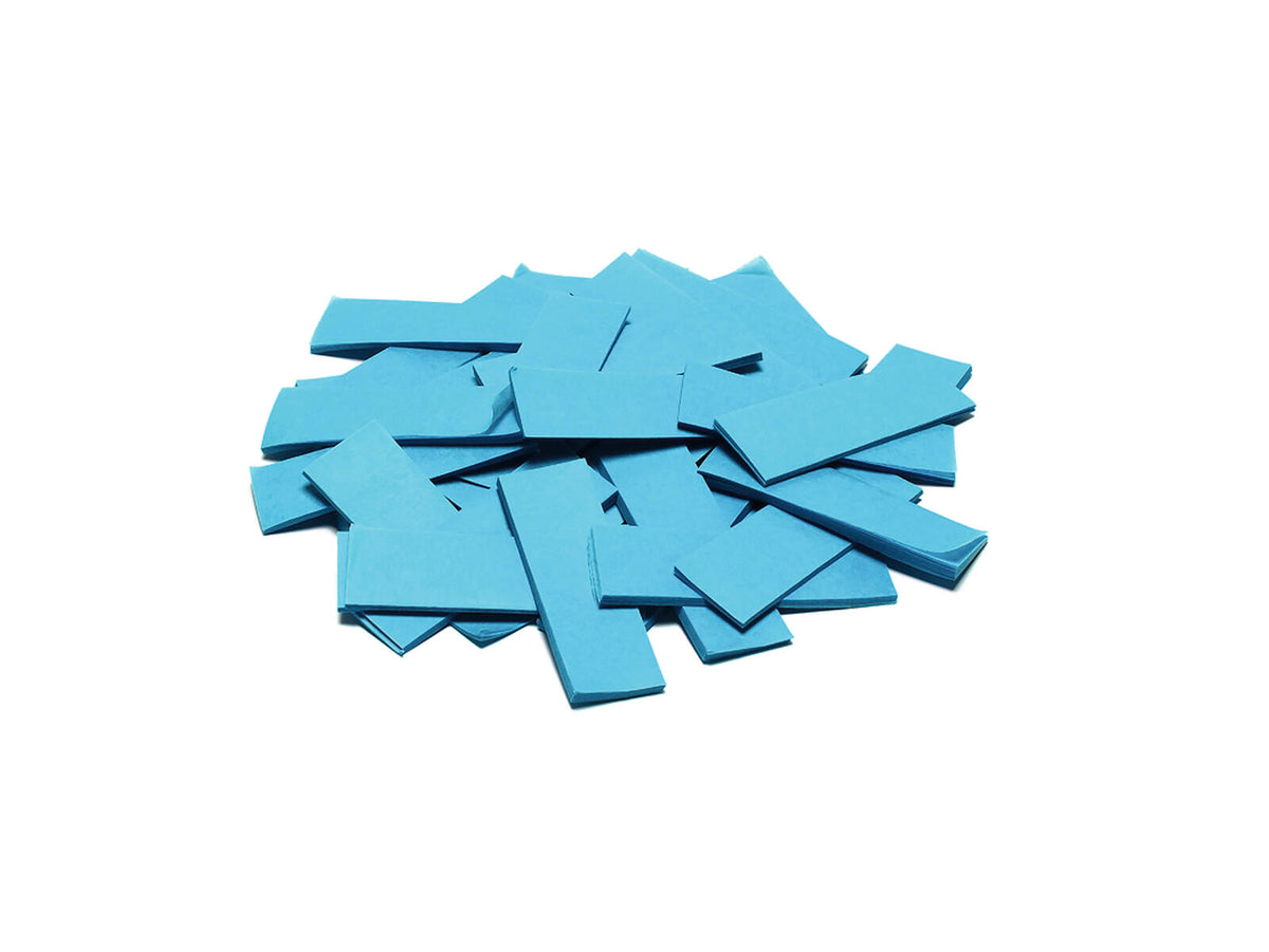 TCM FX Slowfall Konfetti rechteckig 55x18mm, hellblau, 1kg