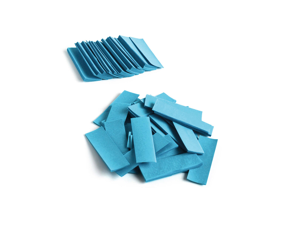 TCM FX Slowfall Konfetti rechteckig 55x18mm, hellblau, 1kg – Ansicht 2