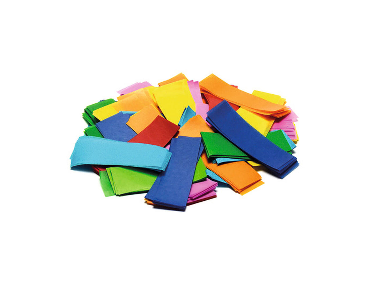 TCM FX Slowfall Konfetti rechteckig 55x18mm, hellblau, 1kg – Ansicht 4