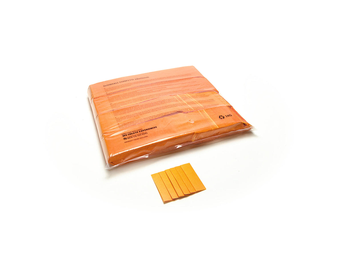TCM FX Slowfall Konfetti rechteckig 55x18mm, orange, 1kg – Ansicht 3