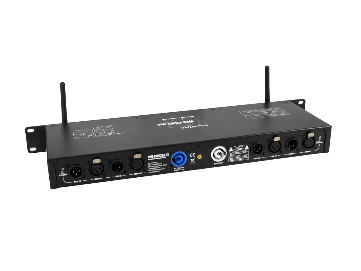Futurelight WDS-CRMX Duo TX Drahtlos-DMX-Transceiver – Ansicht 3