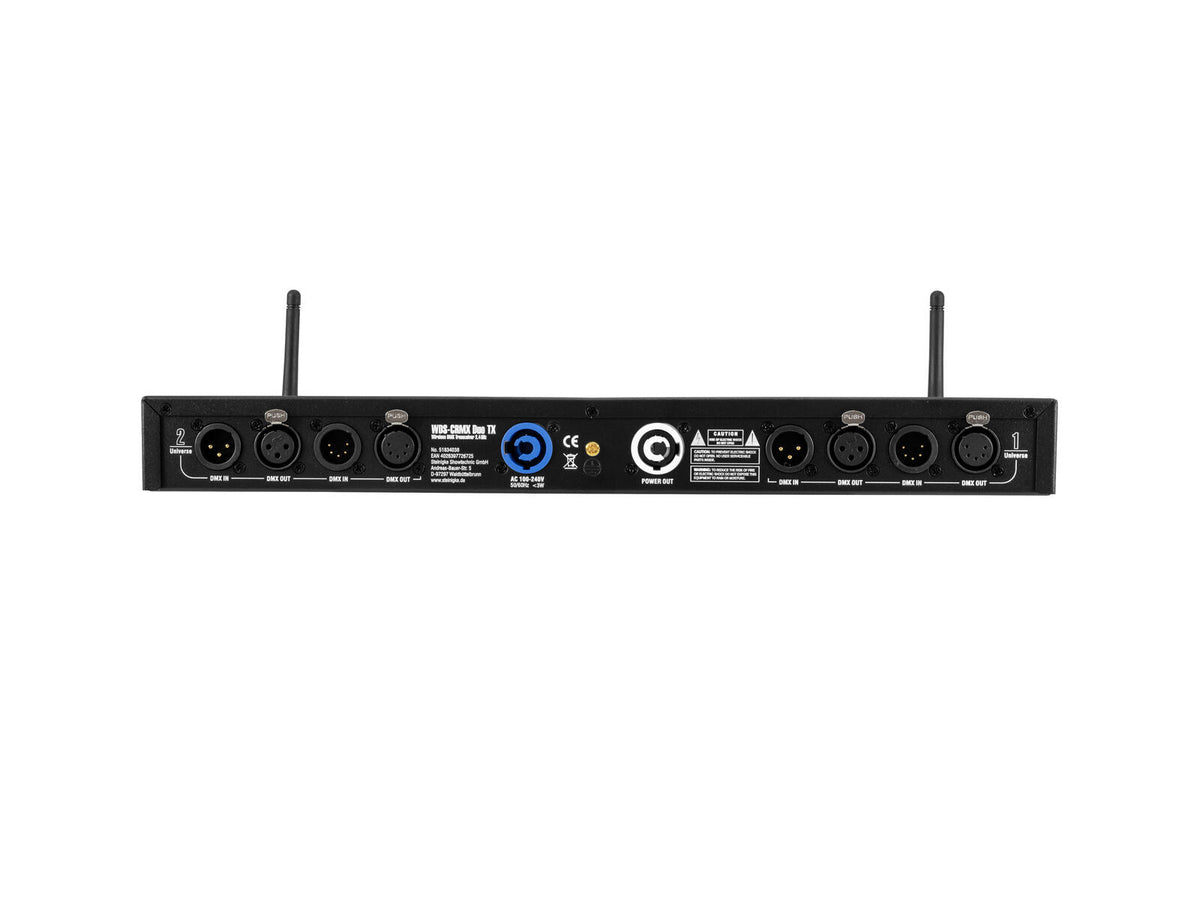 Futurelight WDS-CRMX Duo TX Drahtlos-DMX-Transceiver – Ansicht 4