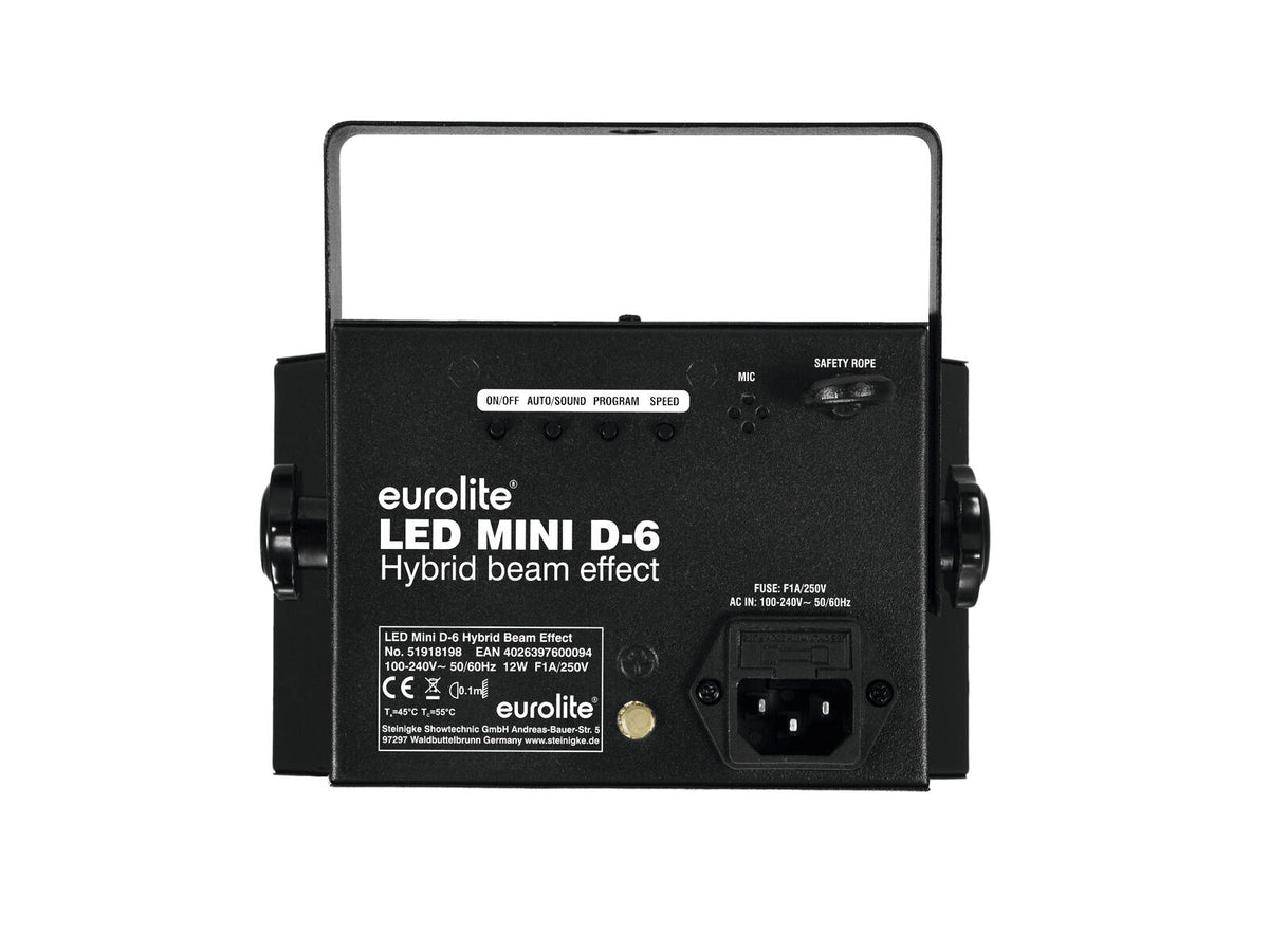 Eurolite LED Mini D-6 Hybrid Strahleneffekt – Ansicht 4