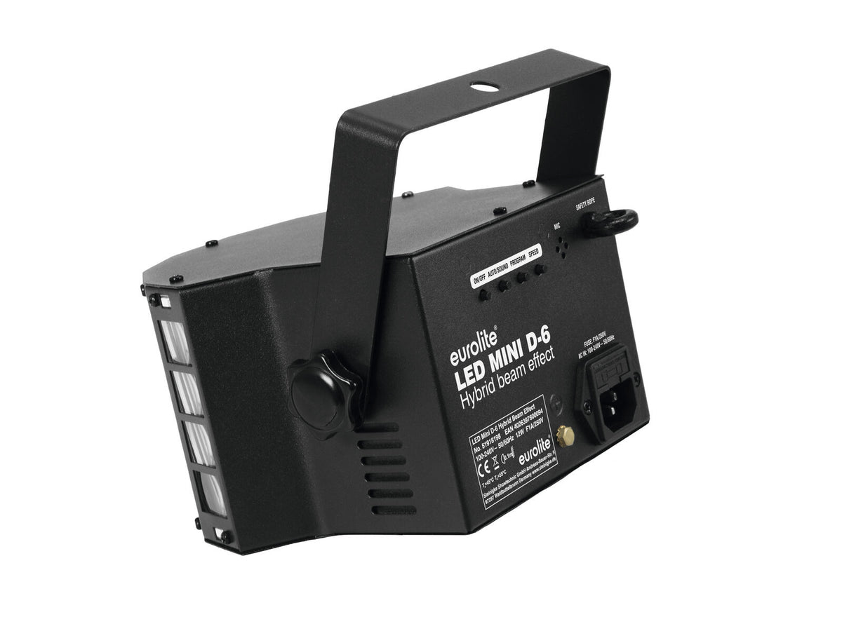 Eurolite LED Mini D-6 Hybrid Strahleneffekt – Ansicht 5