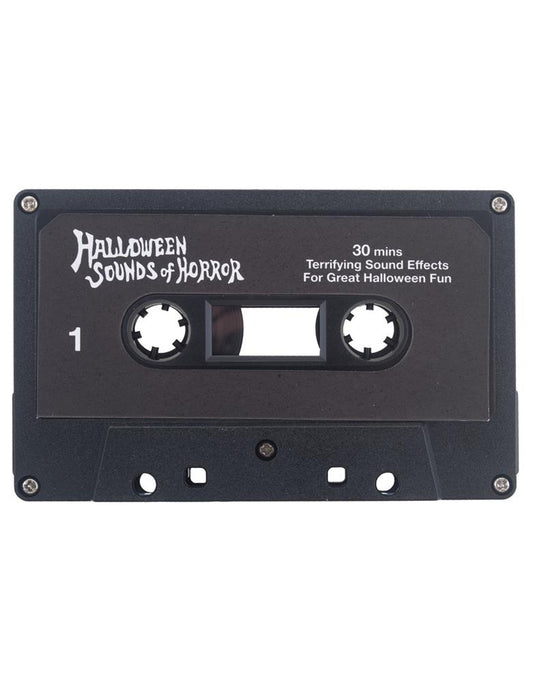 Musikkassette mit Horror-Sounds