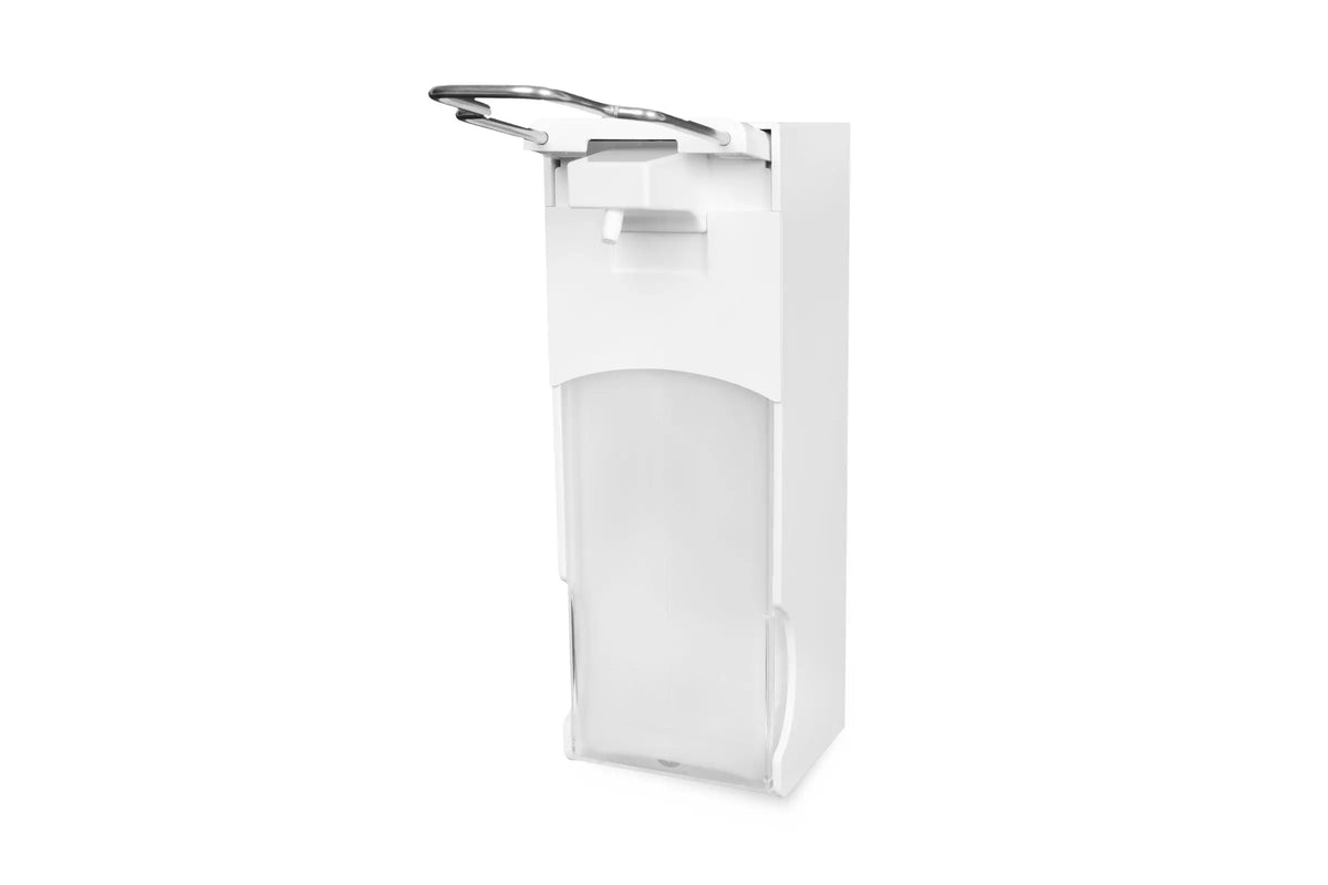 SemyTop Armhebel-Dosierspender 1000ml, Seifenspender, Spenderflasche & Verschlußplatte