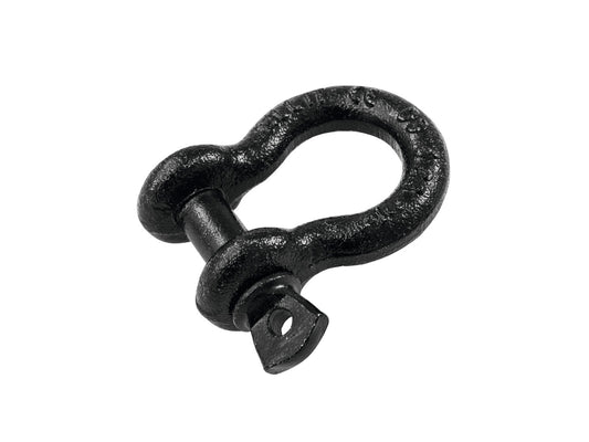 Safetex Schäkel 10mm schwarz mit Schraubbolzen