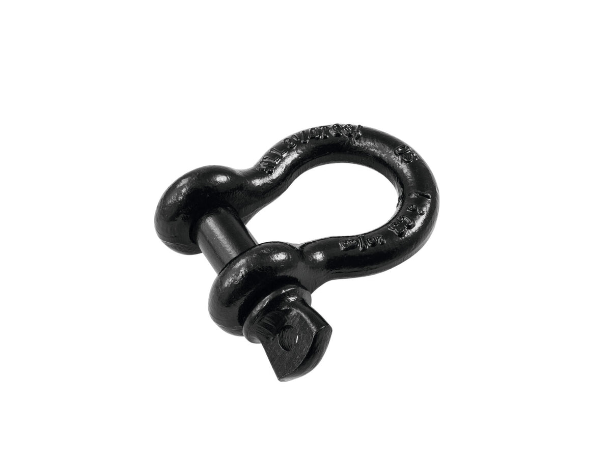 Safetex Schäkel 16mm schwarz mit Schraubbolzen