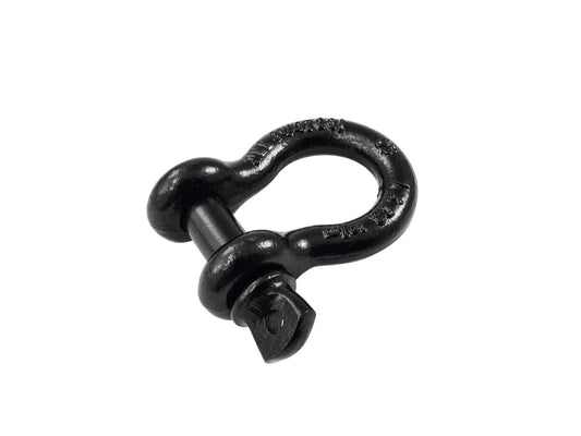 Safetex Schäkel 16mm schwarz mit Schraubbolzen