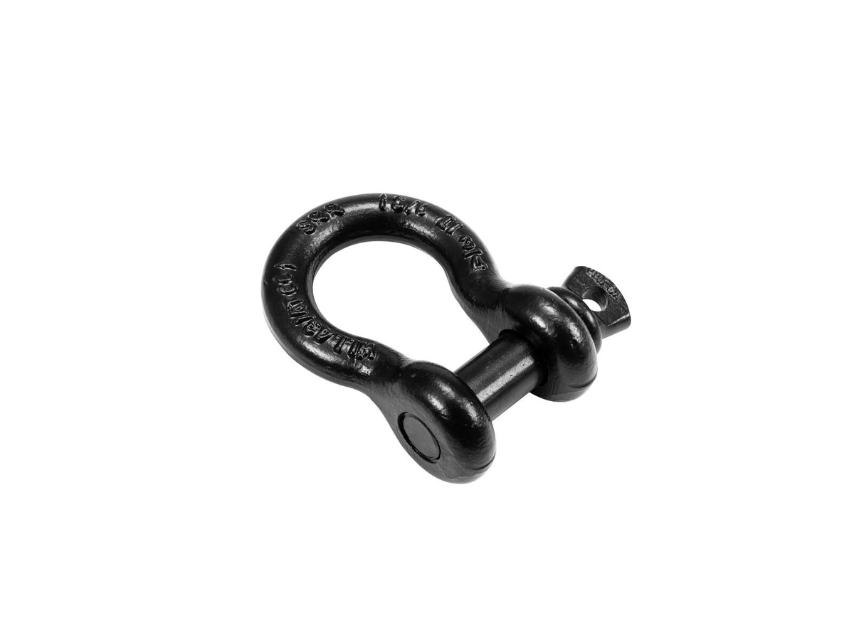 Safetex Schäkel 19mm schwarz mit Schraubbolzen