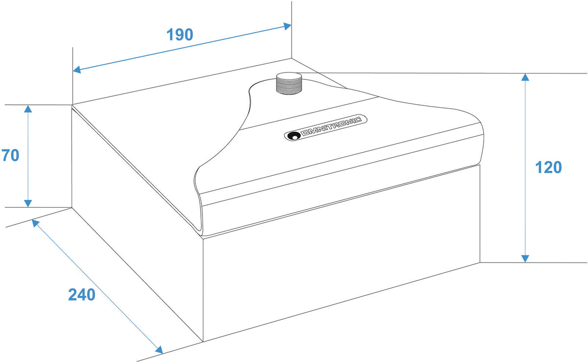 Omnitronic Mikrofonständer ANV-1 sw – Ansicht 3