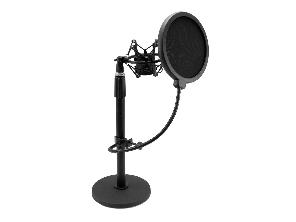 Omnitronic MSP-1 Mikrofonständer mit Spinne und Popfilter – Ansicht 6